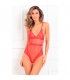 X MARKS THE SPOT LACE TEDDY BODY ENCAJE CON TIRANTES