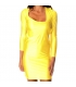 VESTIDO AJUSTADO CUT OUT AMARILLO