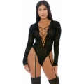 FELINE LUSTFUL LONG SLEEVE BODY NEGRO