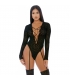 FELINE LUSTFUL LONG SLEEVE BODY NEGRO